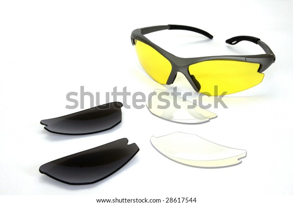 cycling sunglasses with interchangeable lenses