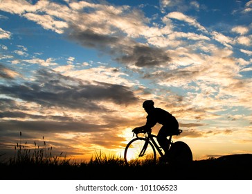a cycling triathlete