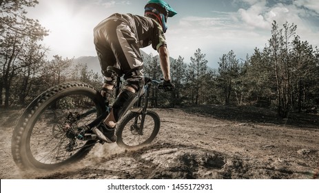 Cyclist in action on a beautiful location - Shutterstock ID 1455172931