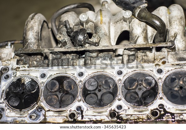 Cylinder head of an\
automobile engine