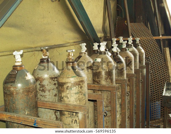 Cylinders Gas Welding Acetylene Stock Photo 569596135 | Shutterstock