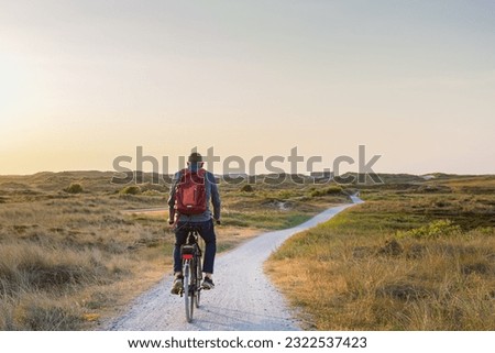 Similar – Image, Stock Photo Path into the Wadden Sea near Westerhever