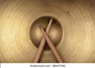 cymbal and drumstick textures