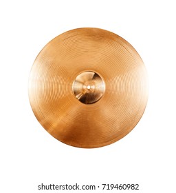 cymbal isolated on white