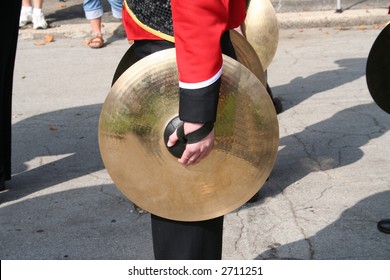 Cymbal Player In The Band