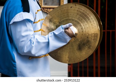 Cymbals In Hand- School Marching Band