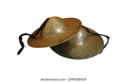 Cymbals: Percussion instruments made of metal alloys, producing crashing and shimmering sounds when struck.