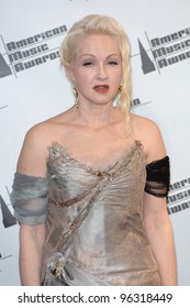 CYNDI LAUPER at the 2005 American Music Awards in Los Angeles. November 22, 2005  Los Angeles, CA  2005 Paul Smith / Featureflash
