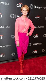 Cynthia Nixon Attends PaleyFest Presents The Gilded Age Panel At Paley Center For The Media On October 9, 2022