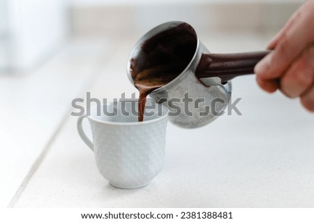 Cyprus style coffee maker  close up