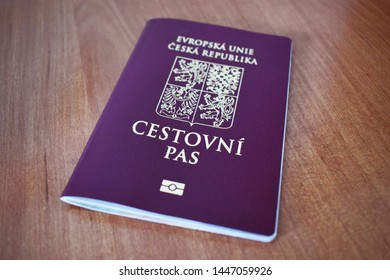 Czech citizen passport for traveling