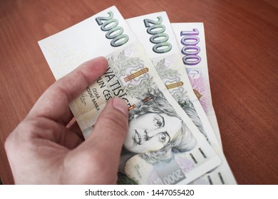 Czech money currency - czech crown 