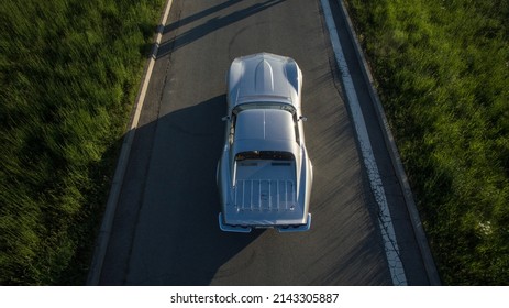 Plzeň, Czech Republic, August 27, 2018: Chevrolete Corvette C3 Silver