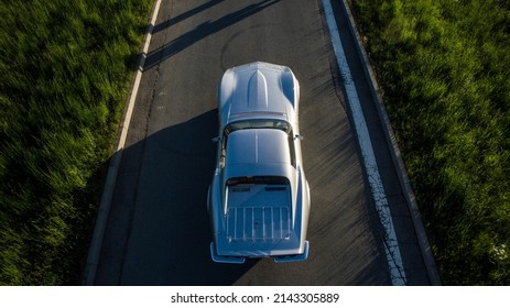 Plzeň, Czech Republic, August 27, 2018: Chevrolete Corvette C3 Silver