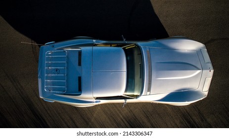 Plzeň, Czech Republic, August 27, 2018: Chevrolete Corvette C3 Silver