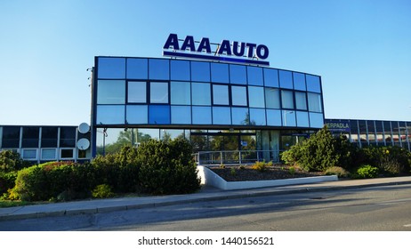 Czech Republic, Prague - April 22 2019: AAA Auto Used Car Outlet Head Office