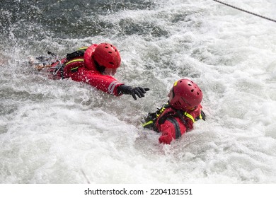 Staré Město, Czechia - 06 08 2019: Wild Water Rescue