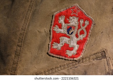 Czechoslovakia state emblem jacket patch
