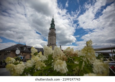 Czestochowa, Poland - August 9, 2022: Jasna Góra Monastery In  Częstochowa, Poland