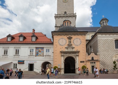 Czestochowa, Poland - August 9, 2022: Jasna Góra Monastery In  Częstochowa, Poland