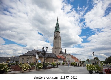 Czestochowa, Poland - August 9, 2022: Jasna Góra Monastery In  Częstochowa, Poland