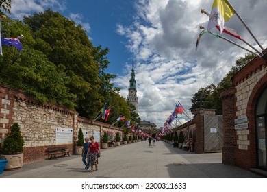 Czestochowa, Poland - August 9, 2022: Jasna Góra Monastery In  Częstochowa, Poland