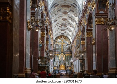 Czestochowa, Poland - August 9, 2022: Jasna Góra Monastery In  Częstochowa, Poland