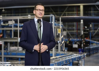 Czestochowa, Poland October 12 2018 Prime Minister Mateusz Morawiecki Visits X-com: Mateusz Morawiecki