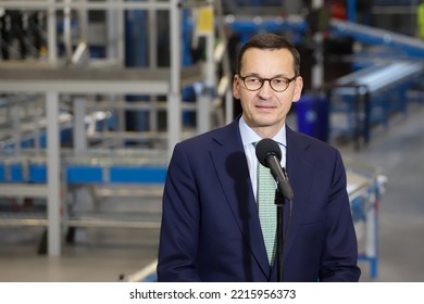 Czestochowa, Poland October 12 2018 Prime Minister Mateusz Morawiecki Visits X-com: Mateusz Morawiecki