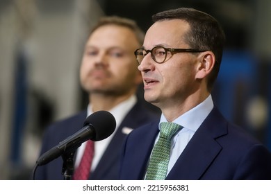 Czestochowa, Poland October 12 2018 Prime Minister Mateusz Morawiecki Visits X-com: Mateusz Morawiecki