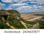 D Day Place, Omaha Beach Normandy France, Historic Place, world War II,  DDay Beach