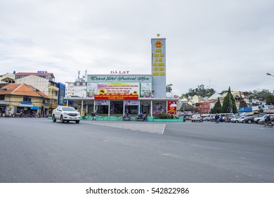 DA LAT CITY, VIET NAM - DEC 26, 2016: Central Movie Theather In Da Lat City, Viet Nam.