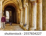 Da Micha cloister, 1543, convent of Christ, year 1162, Tomar, Santarem district, Medio Tejo, central region, Portugal, Europe