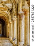 Da Micha cloister, 1543, convent of Christ, year 1162, Tomar, Santarem district, Medio Tejo, central region, Portugal, Europe