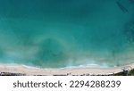 Dadonghai, Sanya, Hainan, China 18th July 2021: Dadonghai Beach Sanya Hainan Island. Aerial View