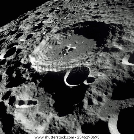 Daedalus crater located near the center of the far side of the Moon