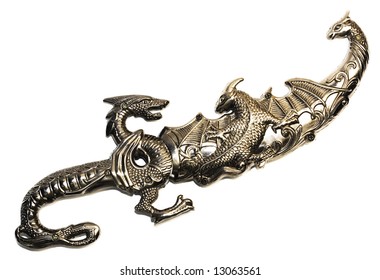 Dagger isolated on white background.