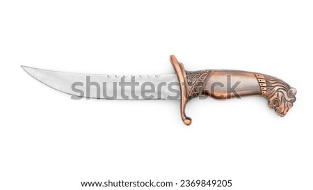 Dagger isolated on a white background.