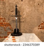 A dagger with a medieval background