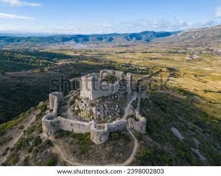 Château d'Aguilar is a 12th-century castle, one of the so-called Cathar castles, located in the commune of Tuchan in the Aude department of France.