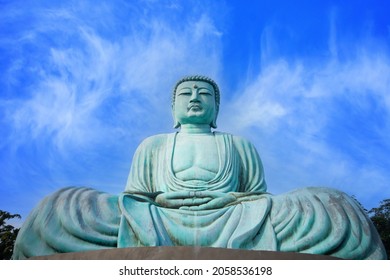 Daibutsu or Great Buddha of Lampang. The Monumental bronze statue of the Great Buddha in lampang Thailand