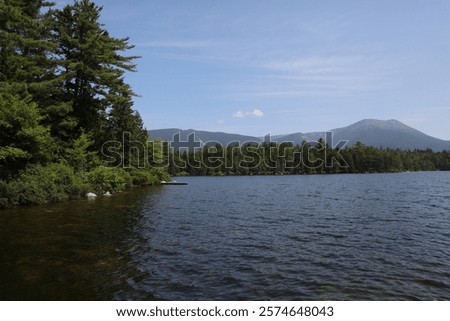 Daicey Pond and Mount Katahdin, Baxter State Park, Maine