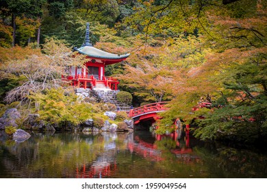 Daigo Ji Temple In Kyoto. Peaceful Place To Relax And Meditate.