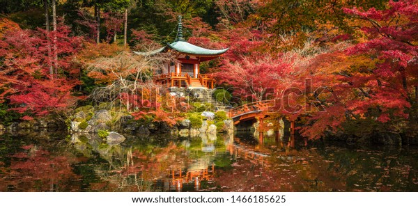 Daigoji Temple Autumn Maple Trees Momiji Stock Photo Edit Now