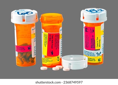 Daily Medicine Dose on grey Transparent background - Shutterstock ID 2368749597