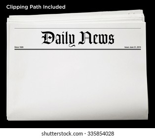 Newspaper Blank Template High Res Stock Images Shutterstock