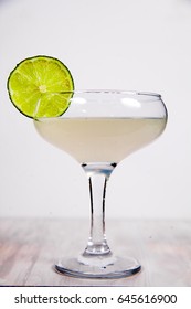 Daiquiri Cocktail With Lime Slice