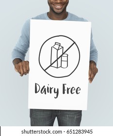 Dairy Free Healthy Lifestyle Concept