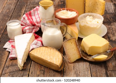 dairy products - Shutterstock ID 520248940