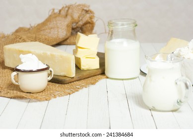 Dairy Products On Wooden Table Stock Photo Edit Now 414399751 Shutterstock Dairy Products On Wooden Table Stock Photo Edit Now 414399751 Shutterstock